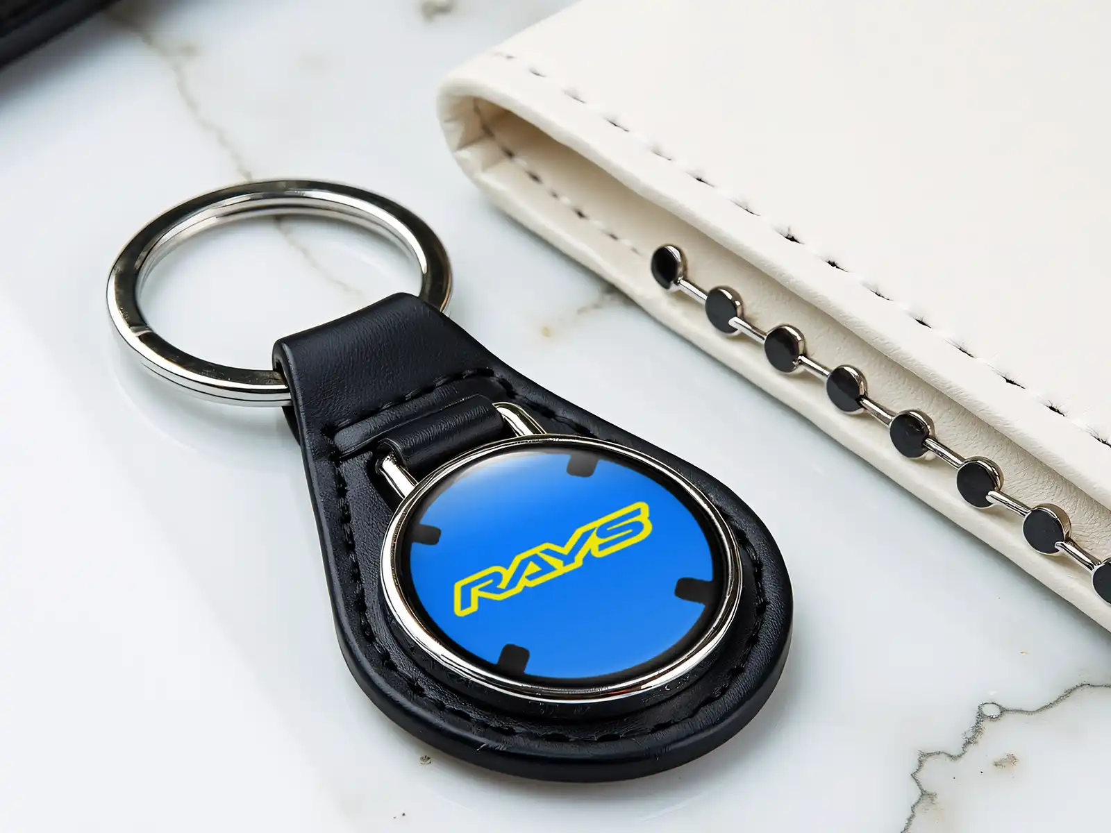 Rays Catena Chiavi Personalizzata In Pelle Elite Max
